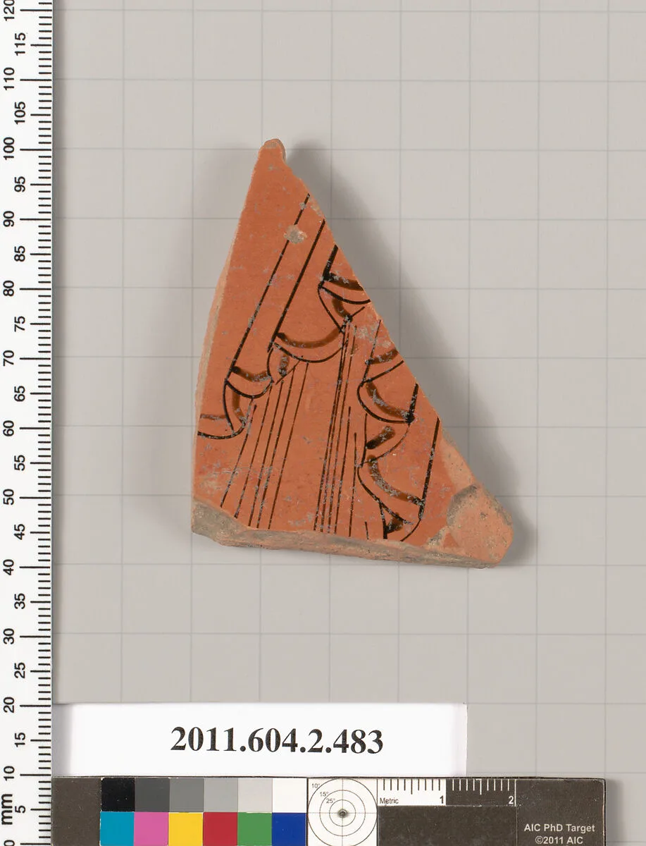 Terracotta fragment of a column-krater (bowl for mixing wine and water) — Unknown