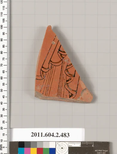 Terracotta fragment of a column-krater (bowl for mixing wine and water)