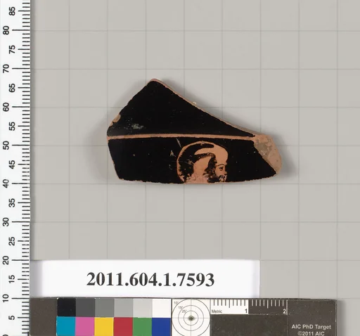 Terracotta fragment of a kylix (drinking cup)
