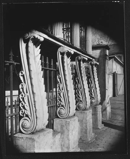 [Acanthus Scrollwork on Façade of Richard Richardson House, Savannah, Georgia]