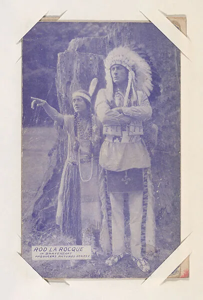 Rod La Rocque in Braveheart from Western Stars or Scenes Exhibit Cards series (W412) — Unknown