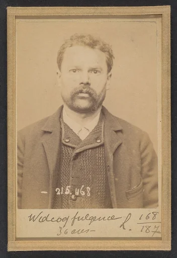 Widcoq. Fulgence, Ignace. 36 ans, né à Fressenneville (Somme). Mécanicien. Anarchiste. 10/3/94.