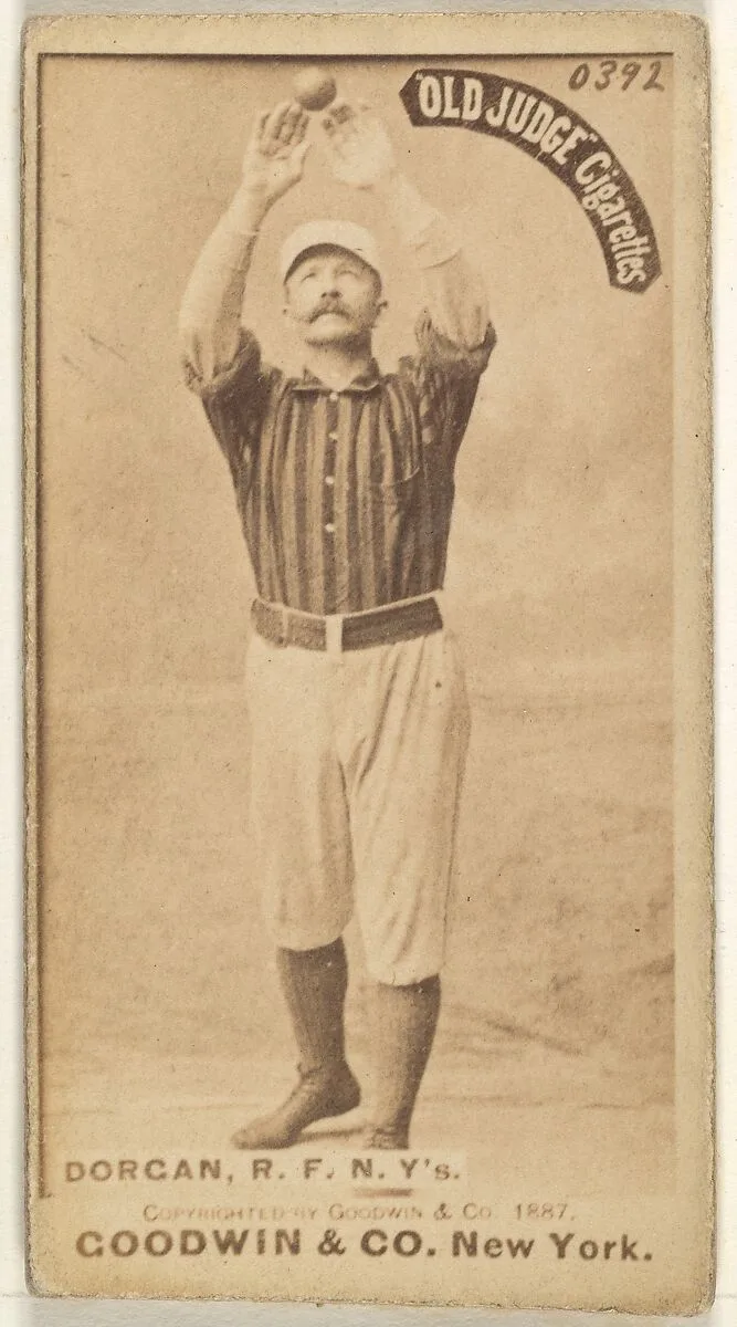 Michael Cornelius Dorgan, Right Field, New York, from the Old Judge series (N172) for Old Judge Cigarettes — Goodwin & Company
