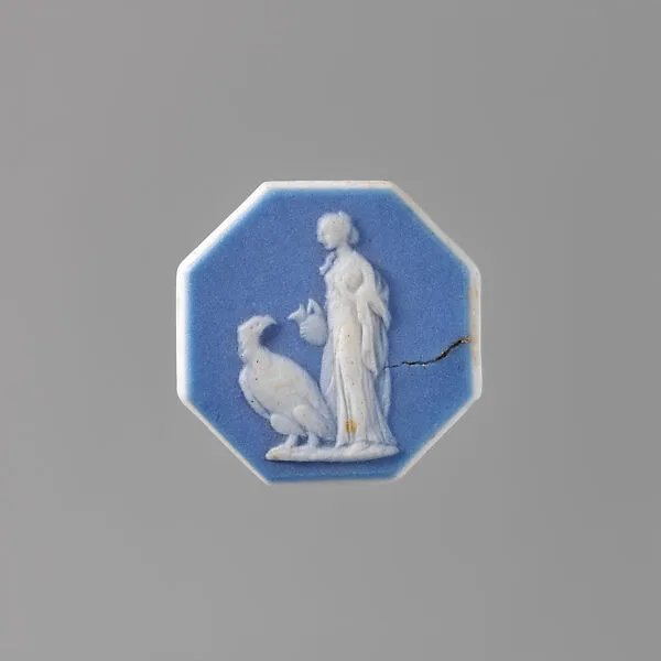 Classical woman with pitcher and eagle (Jupiter?) — Josiah Wedgwood and Sons