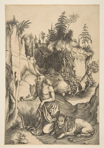 Saint Jerome Penitent in the Wilderness (copy)