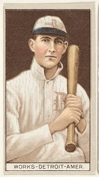 Works, Detroit, American League, from the Brown Background series (T207) for the American Tobacco Company — American Tobacco Company