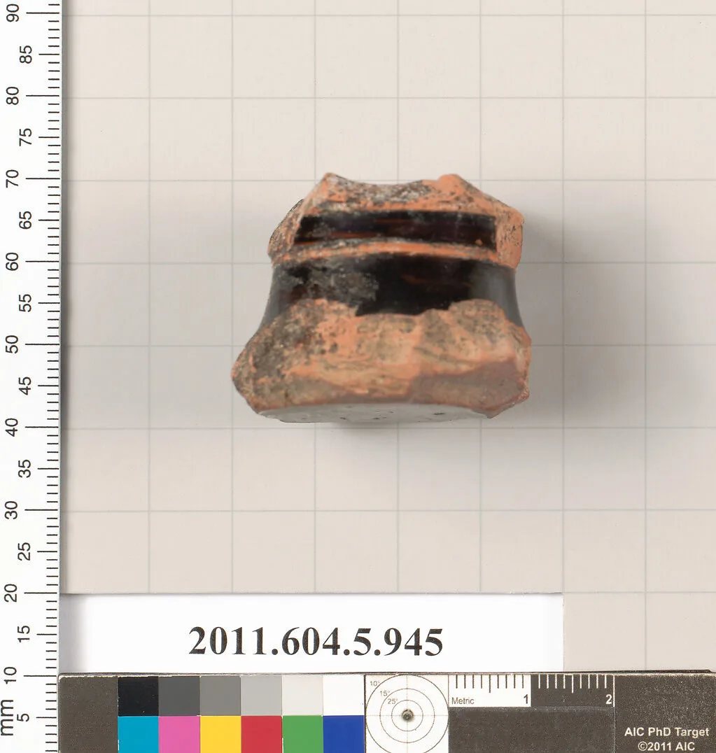 Terracotta fragment of a kylix (drinking cup) — Unknown