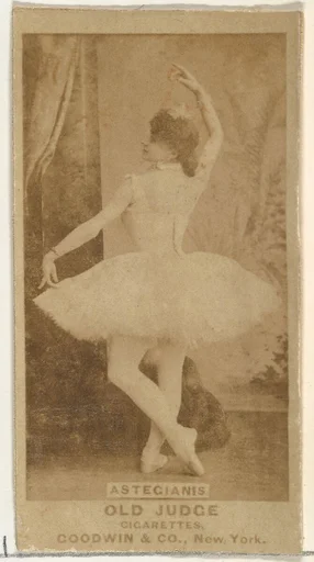 Astegianis, from the Actors and Actresses series (N171) for Old Judge Cigarettes