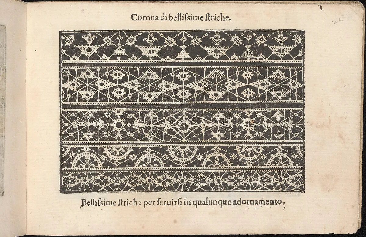 Corona delle Nobile et Virtuose Donne, Libro Terzo, page 26 (recto) — Alessandro de' Vecchi|Cesare Vecellio