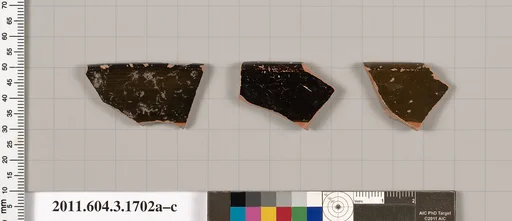 Terracotta rim fragments of kylikes: Band cups (drinking cups)