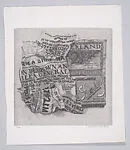 Crumpled Newspaper, Money, Matchbox (Rijksdaalder) (Verkreudkelde krant, geld, lucifersdoosje (Rijksdaalder)) — Charles Donker