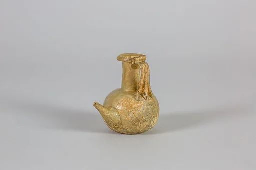 Glass jug with spout