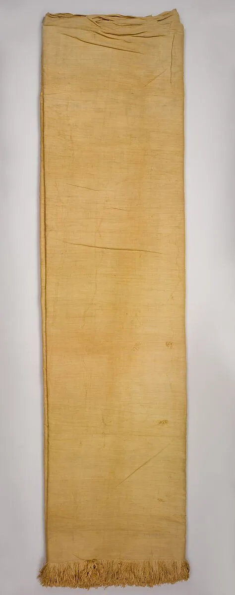 Linen sheet or shawl, Wah — Unknown