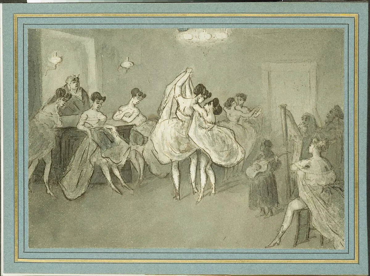 Women Dancing in a Brothel — Constantin Guys