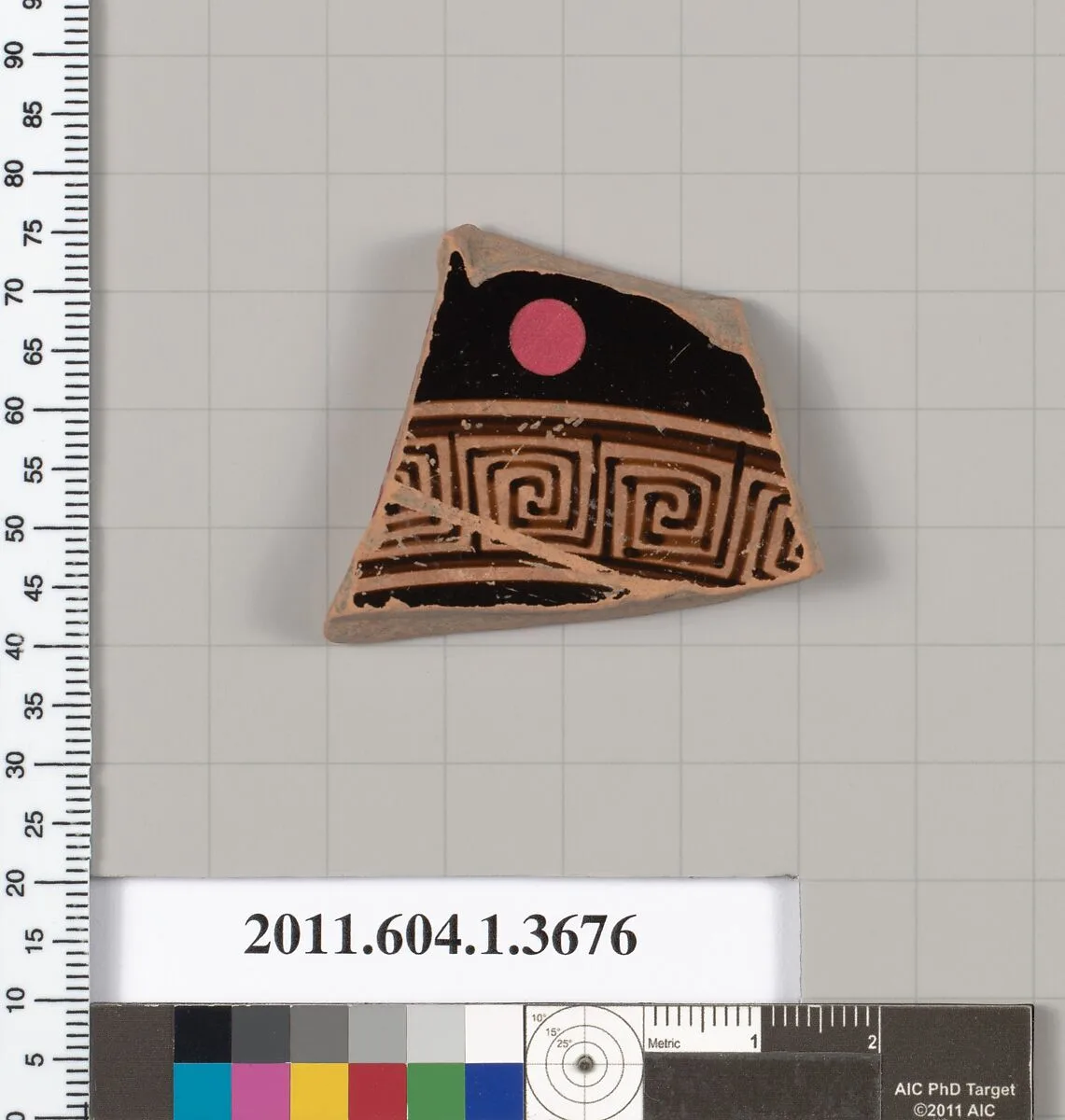 Terracotta fragment of a kylix (drinking cup) — Unknown