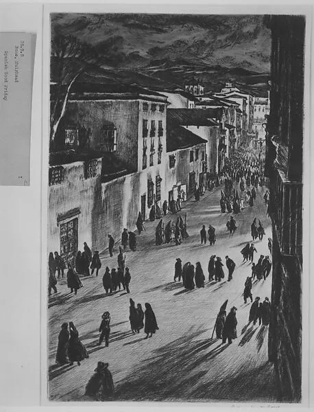 A Spanish Good Friday (Ronda) — Sir Muirhead Bone