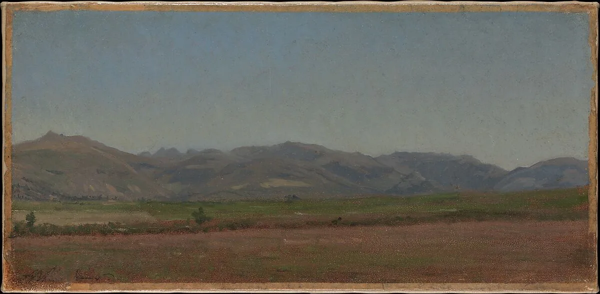 Landscape with Distant Mountains — Auguste-François Bonheur