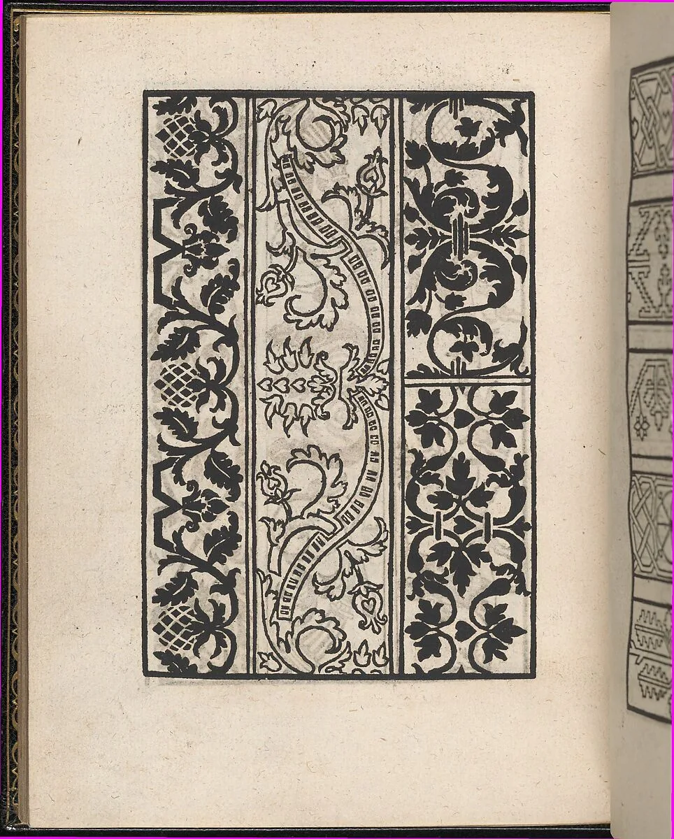 Page from Ein new kunstlich Modelbuch...(Page 43v) — Peter Quentel