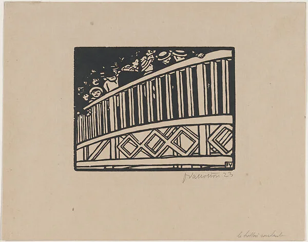 The World's Fair V: A Footbridge — Félix Vallotton
