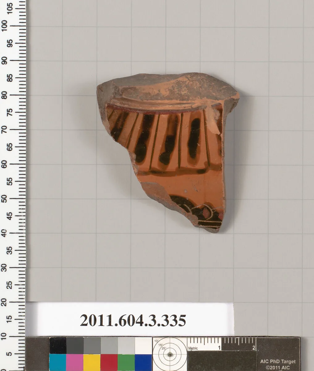 Terracotta fragment of a neck-amphora (jar) — Unknown