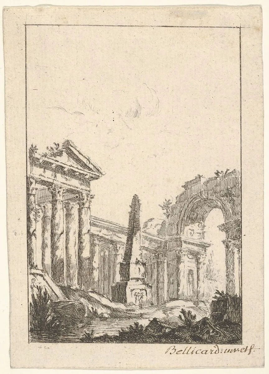 Architectural Capriccio — Jérôme Charles Bellicard