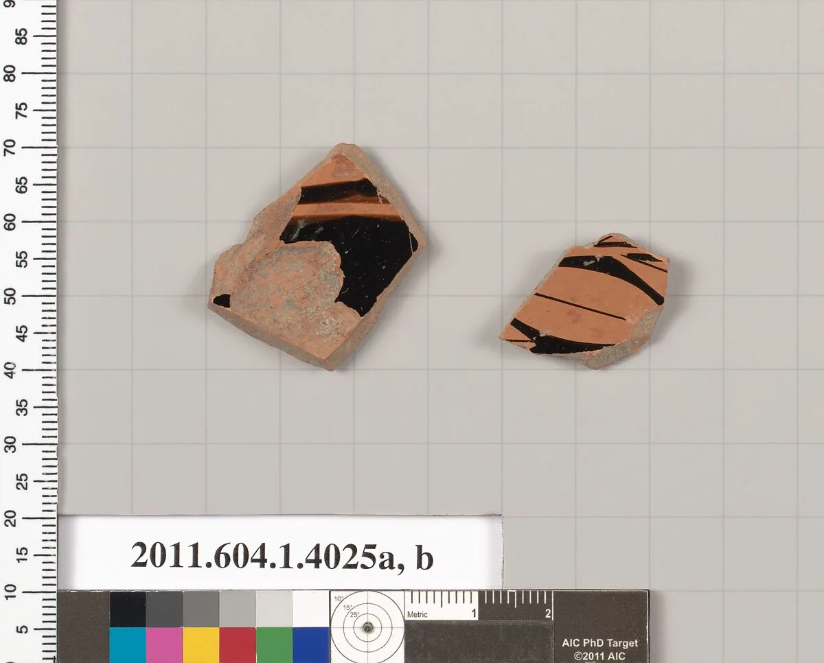 Terracotta fragments of kylikes (drinking cups) — Unknown