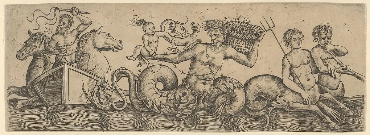 Frieze with Neptune and Tritons — Girolamo Mocetto