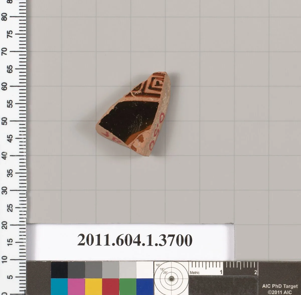 Terracotta fragment of a kylix (drinking cup) — Unknown