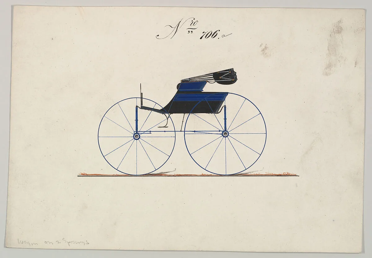 Design for Wagon, no. 706a — Brewster & Co.|Channing Britton