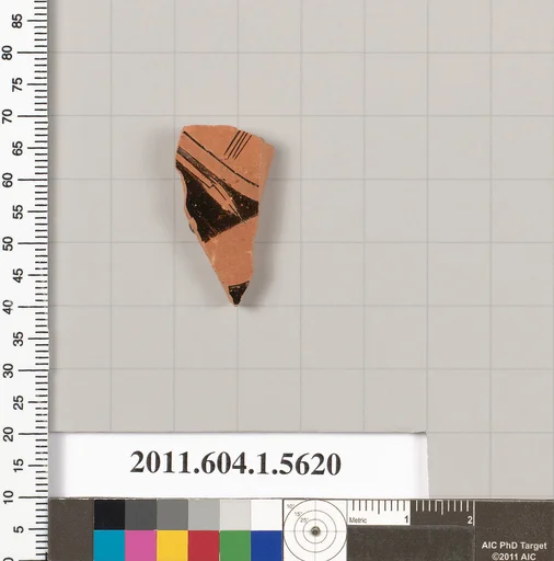Terracotta fragment of a kylix (drinking cup)