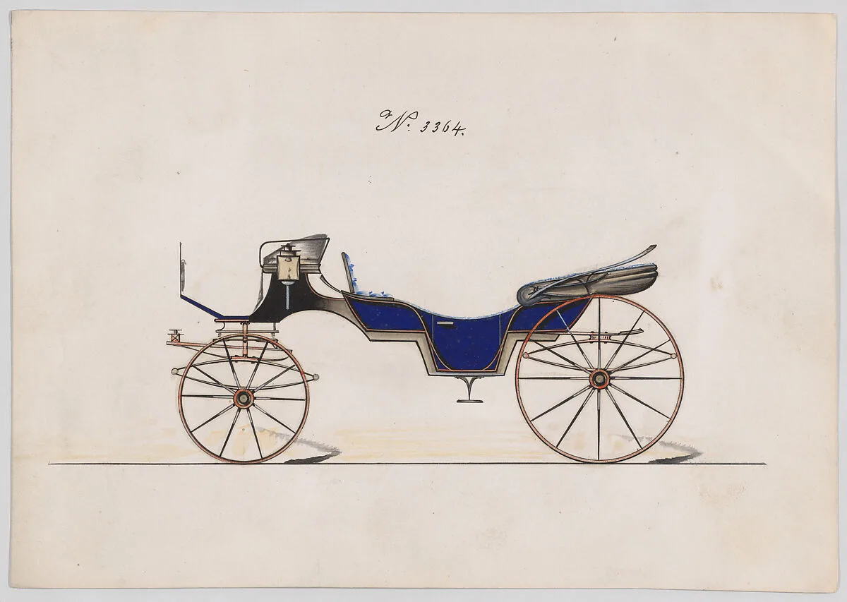 Design for Vis-à-vis, no. 3364 — Brewster & Co.