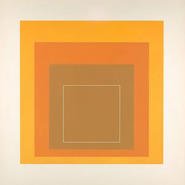 Proof for White Line Square series — Josef Albers|Gemini G.E.L.|Kenneth E. Tyler