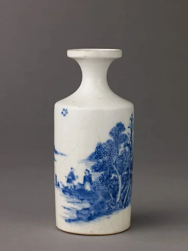 Small bottle-shaped vase