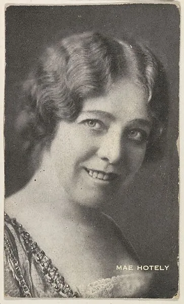 Mae Hotely, from the Black and White Movie Stars series (D1), issued by the E. H. Koester Baking Company — E. H. Koester Baking Company, Baltimore