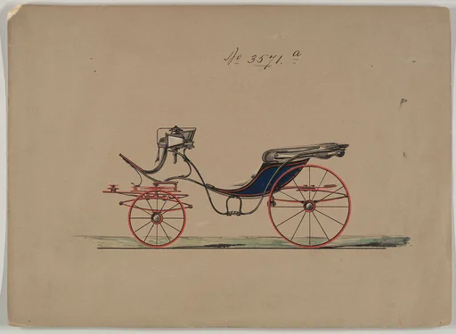 Design for Cabriolet or Victoria, no. 3571a