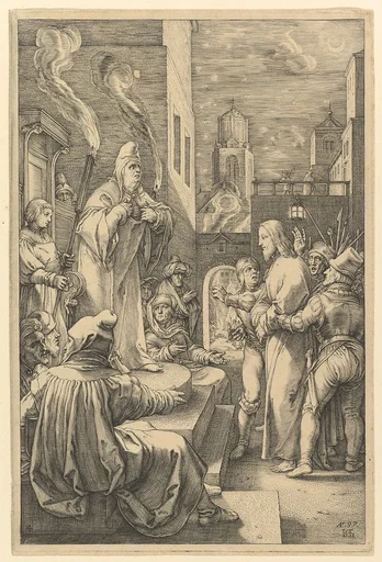 Christ Before Caiaphas, from "The Passion of Christ"