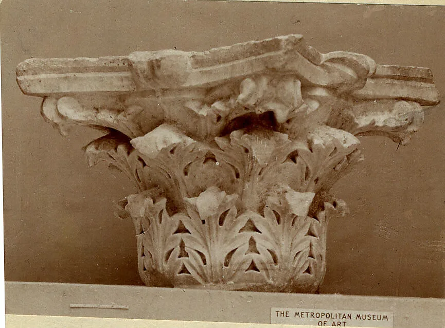 Capital with Acanthus Leaves — Unknown