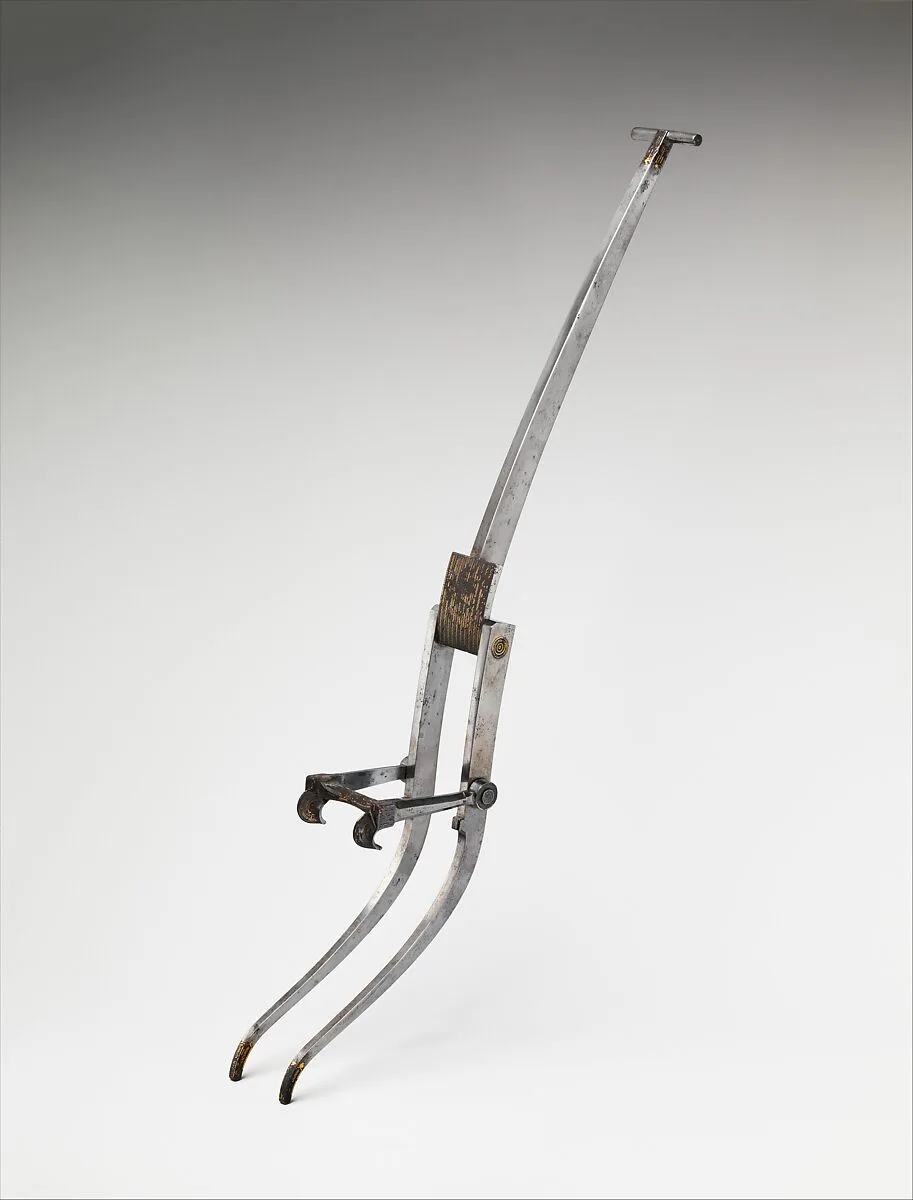 Spanning Lever (Gaffle or "Goat's-Foot" Lever) — Unknown