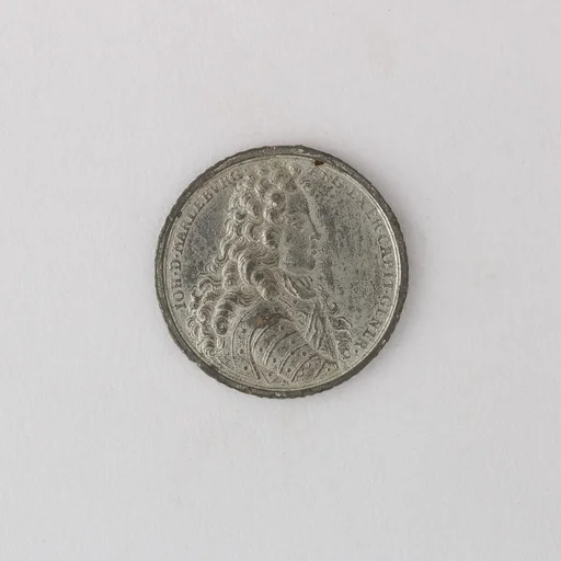 Medal Commemorating the Battle of Blenheim, showing the Duke of Marlborough