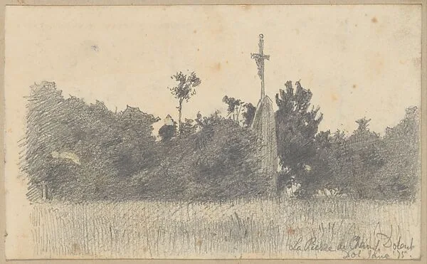 La Pierre du Champ Dolent (from Scrapbook) — John Singer Sargent