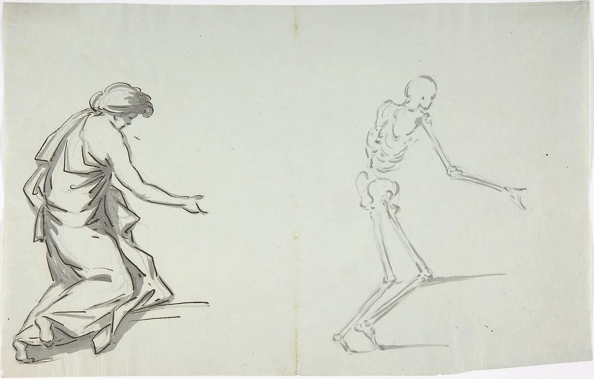 Anatomical drawing — Anonymous, French, 18th century