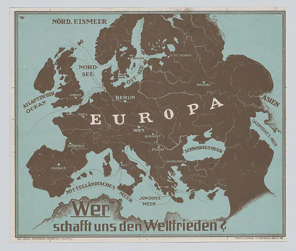 Wer schafft uns den weltfrieden? — Anonymous
