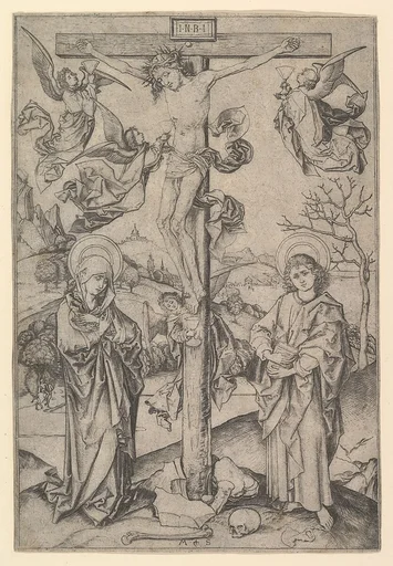 The Crucifixion with Four Angels
