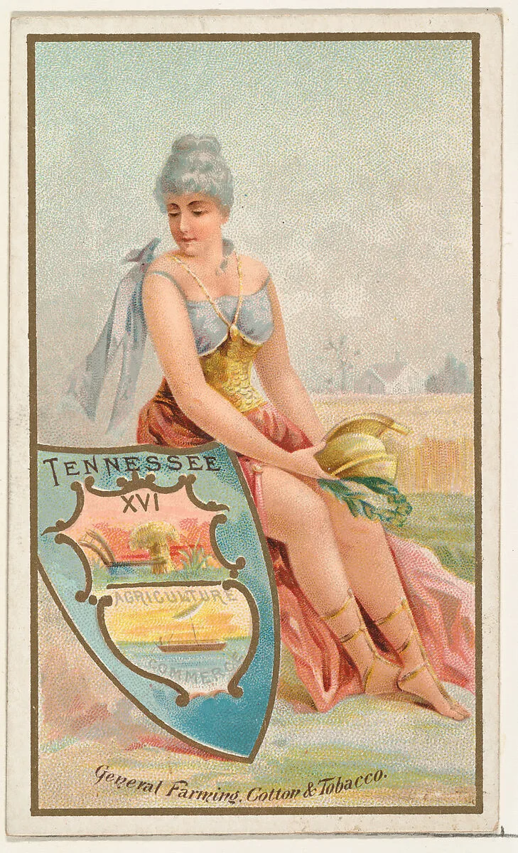 Tennessee, from the Industries of States series (N117) issued by Duke Sons & Co. to promote Honest Long Cut Tobacco — W. Duke, Sons & Co.