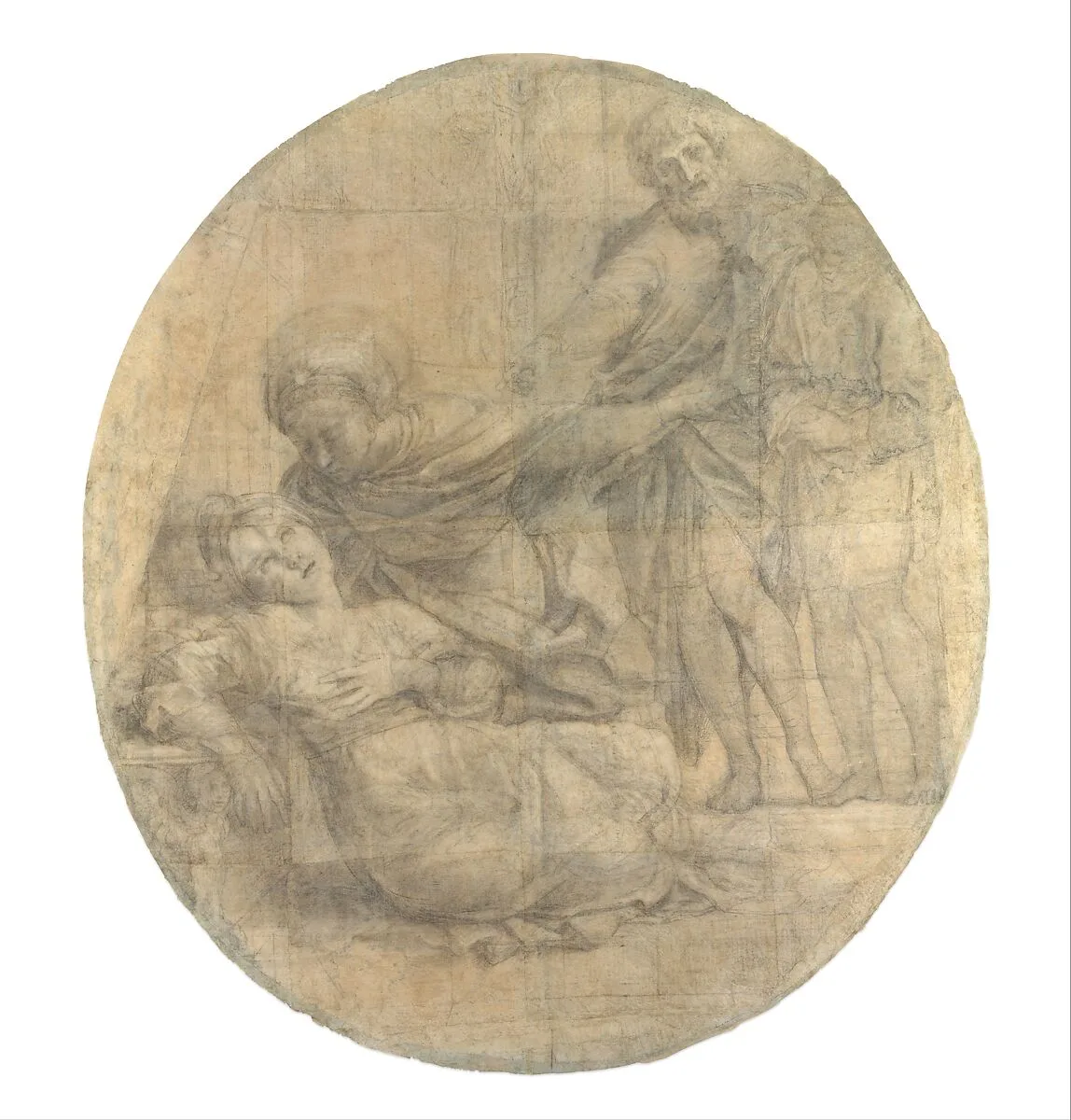 The Martyrdom of Saint Cecilia (Cartoon for a Fresco) — Domenichino (Domenico Zampieri)
