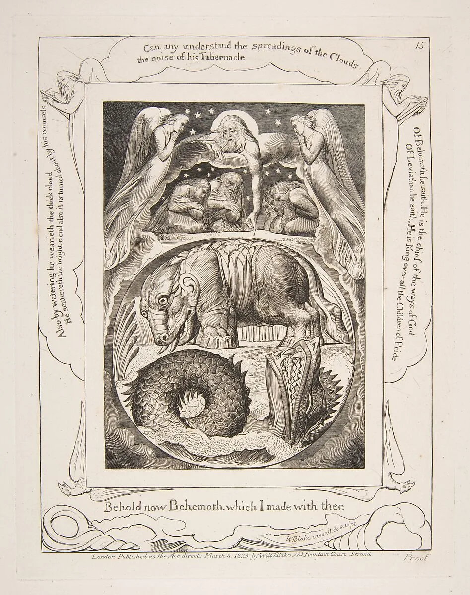 Behemoth and Leviathan — William Blake|William Blake