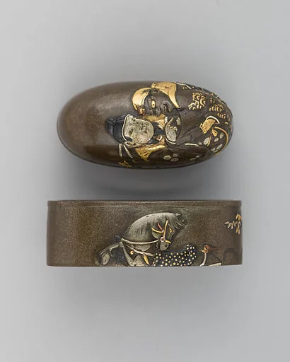 Sword-Hilt Collar and Pommel (Fuchigashira)