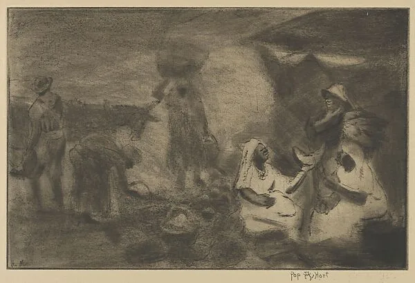 Early Morning Market — George Overbury "Pop" Hart