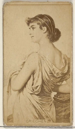Griechen, from the Actors and Actresses series (N45, Type 8) for Virginia Brights Cigarettes