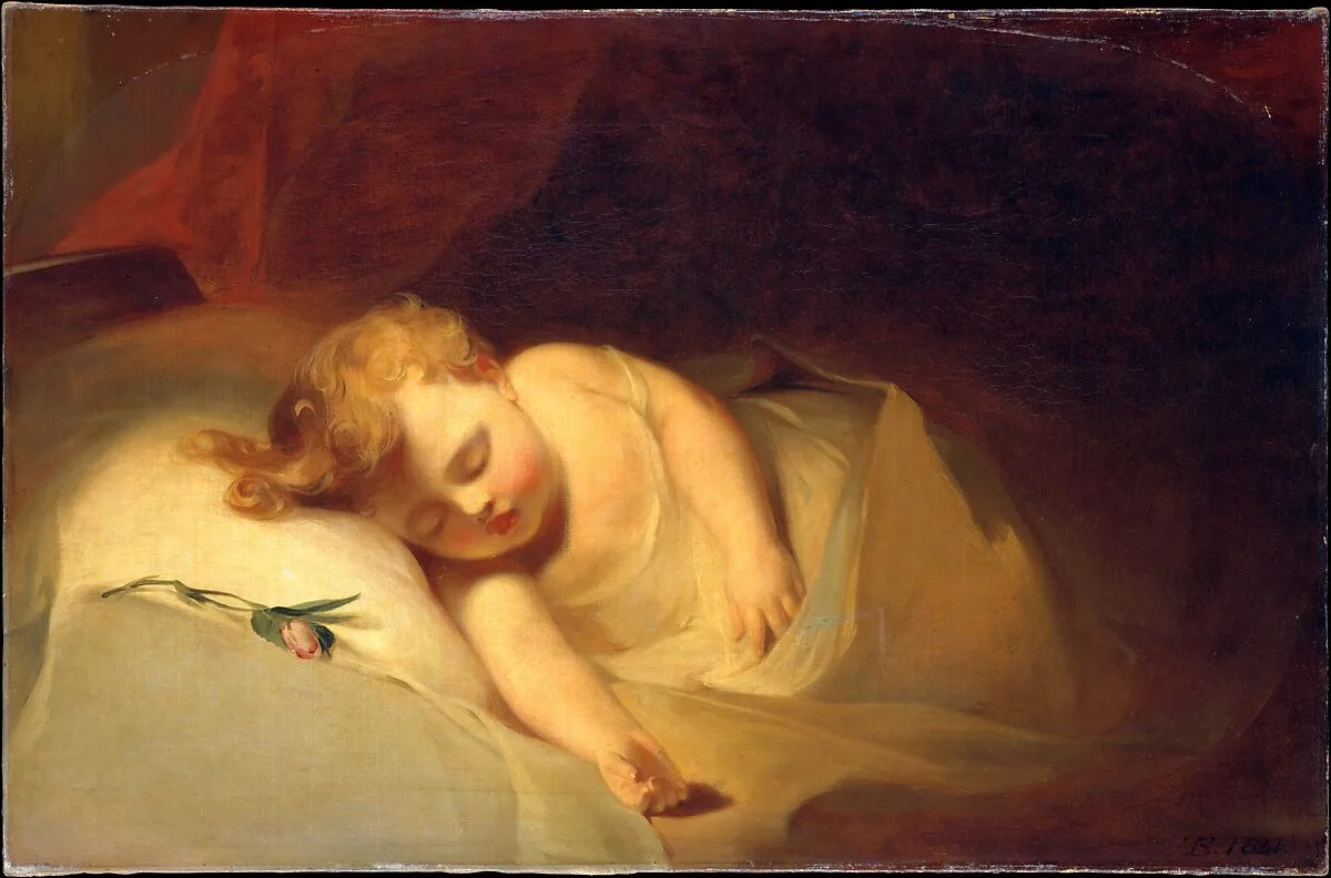 Child Asleep (The Rosebud) — Thomas Sully